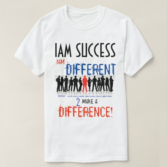 Camiseta T-Shirt DIFERENTE (Frente do Design)