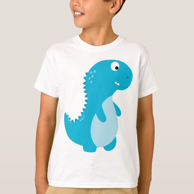 Camiseta T-Shirt Dino azul-bonito (Frente)