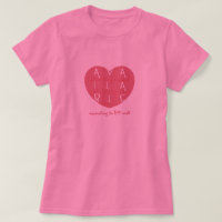T-shirt disponível do coração