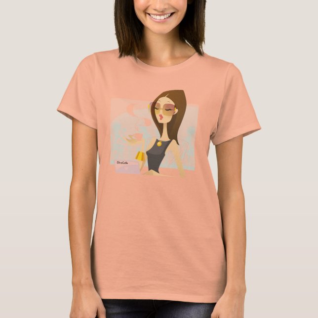 Camiseta T Shirt - DivaCafe (Frente)