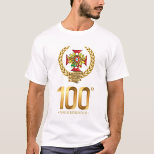 Camiseta T-Shirt do 100º aniversário