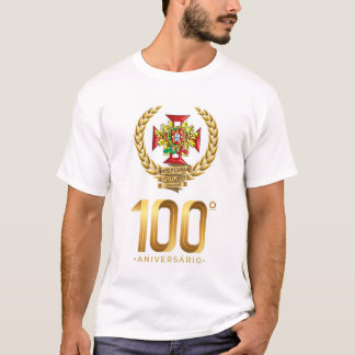 Camiseta T-Shirt do 100º aniversário