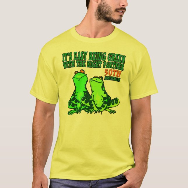 Camiseta T-shirt do 50º aniversário de casamento (Frente)