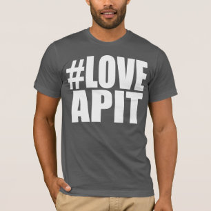Camiseta T-shirt do AA dos homens do #LOVEAPIT - OUTRO