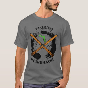 Camiseta T-shirt do acampamento de Florida Shakuhachi