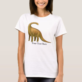 Camiseta T-shirt do adulto do dinossauro do Brachiosaurus