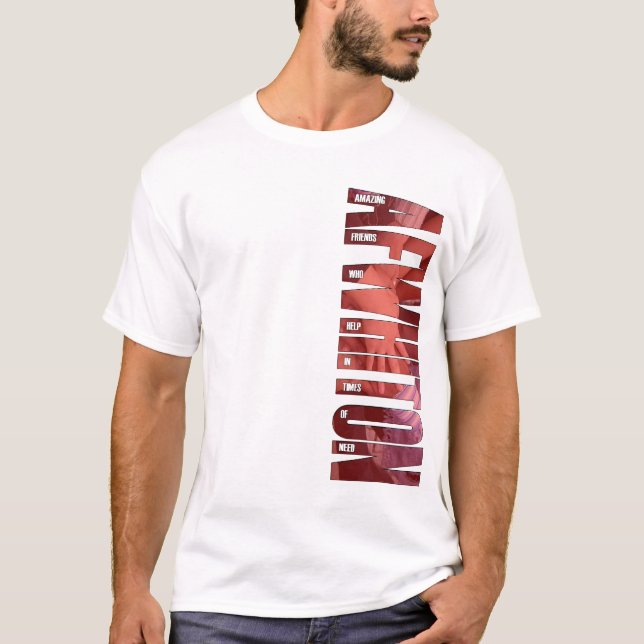 Camiseta T-shirt do AFWHITON dos homens (Frente)