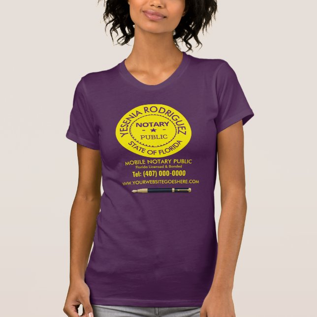 Camiseta T-Shirt do Agente de Assinatura de Empréstimo Públ (Frente)