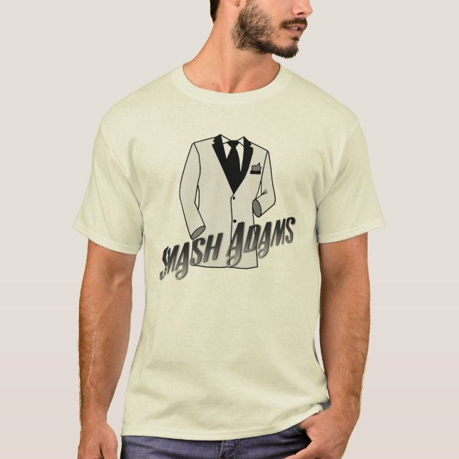 Camiseta T-shirt do agente secreto de Adams da quebra (Frente)