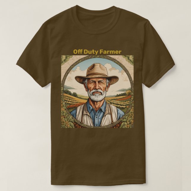 Camiseta T-Shirt do Agricultor de Saída (Frente do Design)