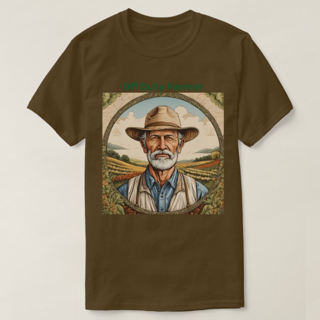 Camiseta T-Shirt do Agricultor de Saída (Frente do Design)
