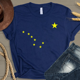 Camiseta T-shirt do Alasca da bandeira