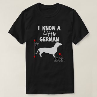 Camiseta T-shirt do alemão do Dachshund