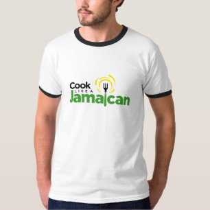 Camiseta T-shirt do algodão da Preto-Guarnição dos homen