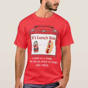 Camiseta T-shirt do almoço do x