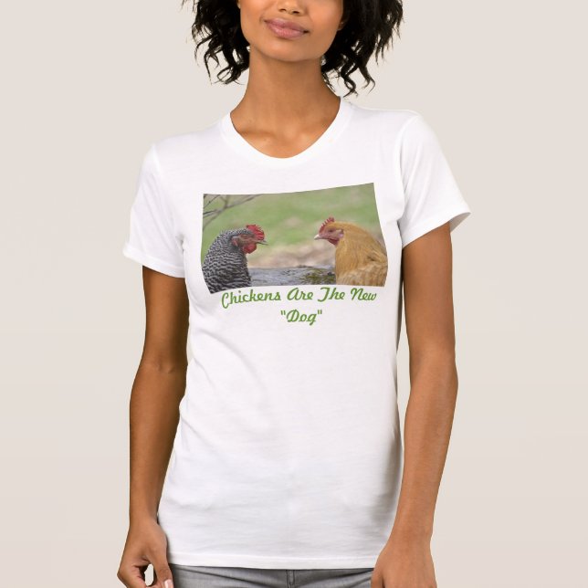 Camiseta T-shirt do amante da galinha (Frente)