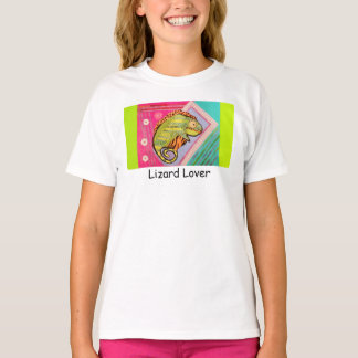 Camiseta T-shirt do amante do lagarto
