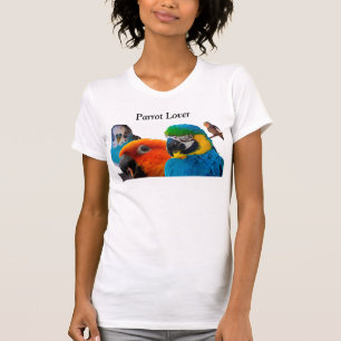 Camiseta T-shirt do amante do papagaio