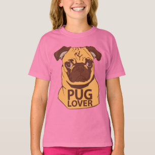 Camiseta T-shirt do amante do Pug