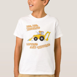 Camiseta T-shirt do amarelo do trabalhador da construção