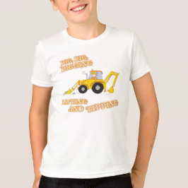 Camiseta T-shirt do amarelo do trabalhador da construção