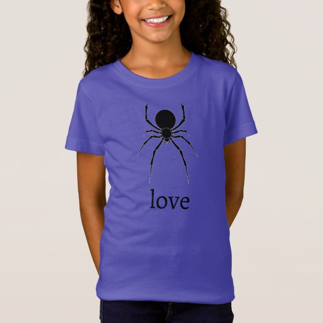 Camiseta T-shirt do amor da aranha (Frente)