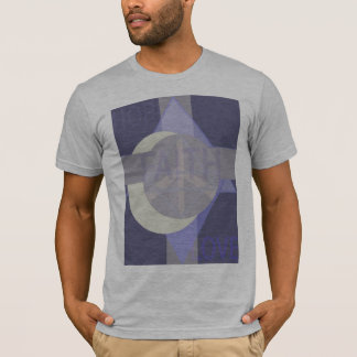 Camiseta T-shirt do amor da fé da esperança