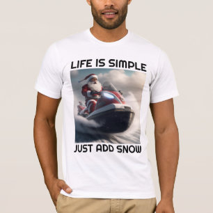 CAMISETA T-SHIRT DO AMOR DA NEVE DA NEVE