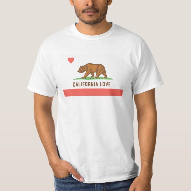 Camiseta T-shirt do amor de Califórnia (Frente)