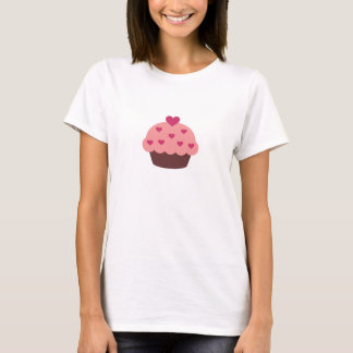Camiseta T-shirt do amor do cupcake