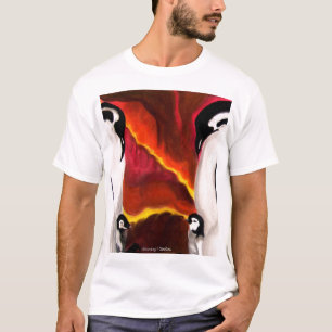 Camiseta T-shirt do amor do pinguim