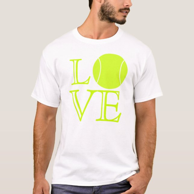 Camiseta T-shirt do amor do tênis (Frente)