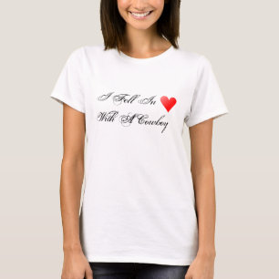 Camiseta T-shirt do amor do vaqueiro