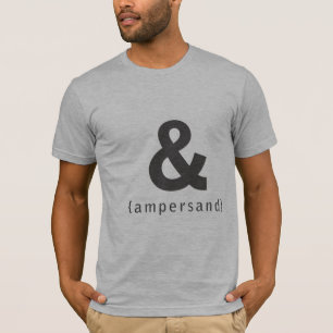Camiseta t-shirt do ampersand [&]