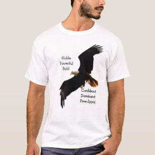 Camiseta T-shirt do Animal-amante da águia americana