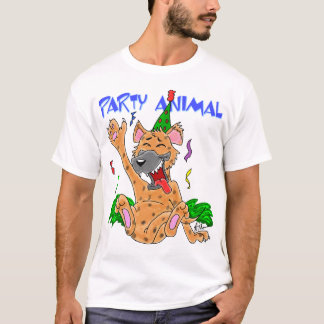 Camiseta T-shirt do animal de partido da hiena
