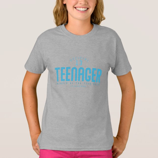 Camiseta T-shirt do ANIVERSÁRIO da cena adolescente oficial (Frente)