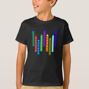 Camiseta T-shirt do aniversário da criança de nove anos -