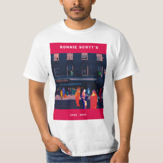 Camiseta T-shirt do aniversário de Ronnie Scott 50th