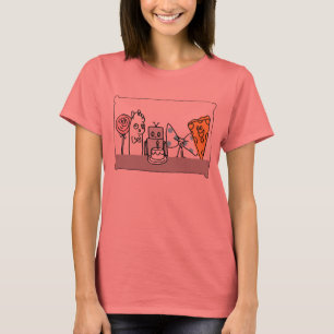 Camiseta T-shirt do aniversário do laço