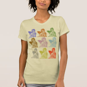 Camiseta T-shirt do anjo do querubim das mulheres
