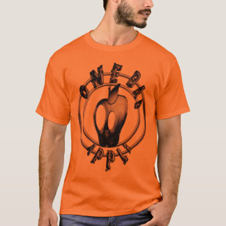 Camiseta T-shirt do anniversery de OBA 15o na laranja