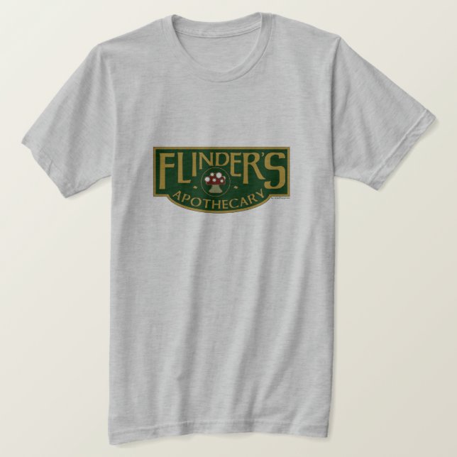 Camiseta T-shirt do Apothecary de Flinder (Frente do Design)