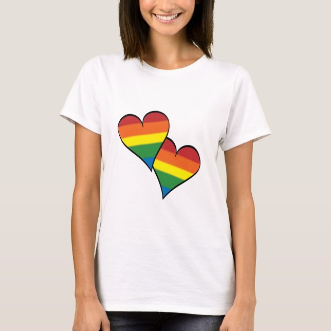 Camiseta T-Shirt do Arco-Íris (Frente)