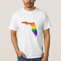 T-shirt do arco-íris de Florida