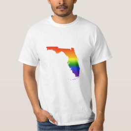 Camiseta T-shirt do arco-íris de Florida