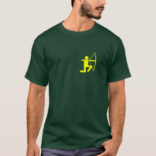 Camiseta T-shirt do arqueiro do ajoelhamento