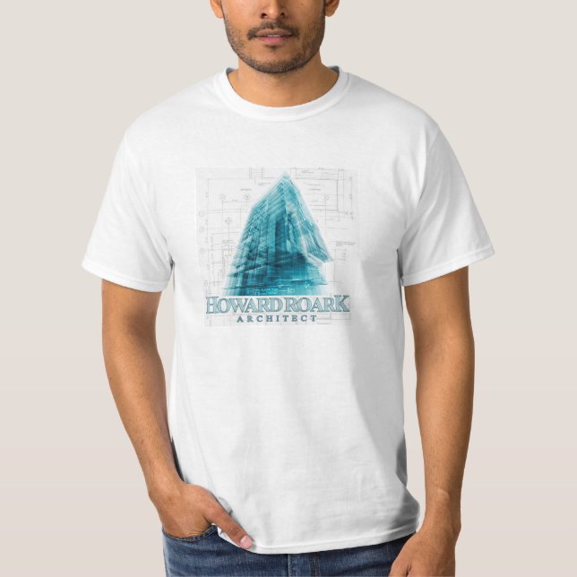 Camiseta T-shirt do arquiteto de Howard Roark (Frente)