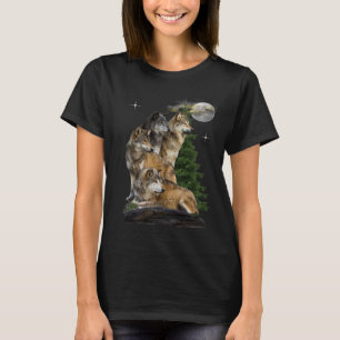 Camiseta t-shirt do artt do lobo