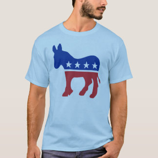 Camiseta T-shirt do asno de Democrata